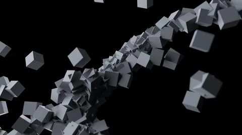 Abstract Cube Background Stock Illustration