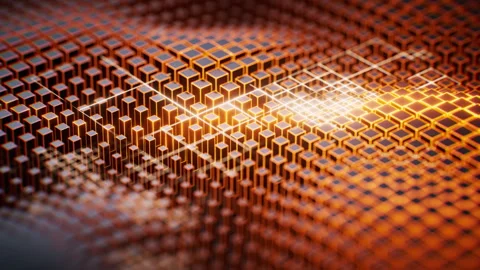 Abstract cube board background, 3d rendering. Stock Footage 330486374