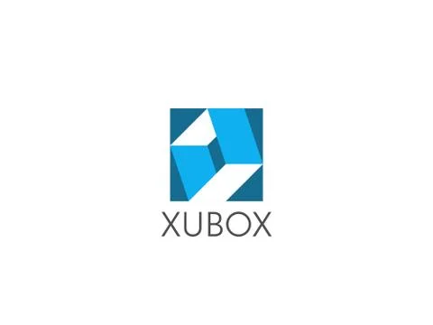 Abstract cube box letter o concept for corporate business or gaming logo icon Stock Illustration