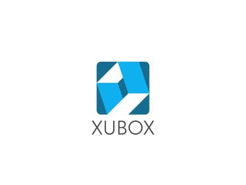 Abstract cube box letter o concept for corporate business or gaming logo icon Stock Illustration
