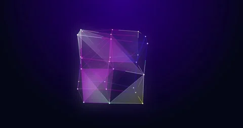Abstract cube Stock Footage 166446794