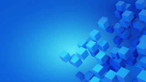 Abstract cube geometric background. Stock Footage 233312706