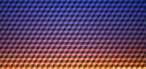 Abstract cube geometric background Stock Illustration