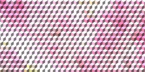 Abstract cube geometric background Stock Illustration