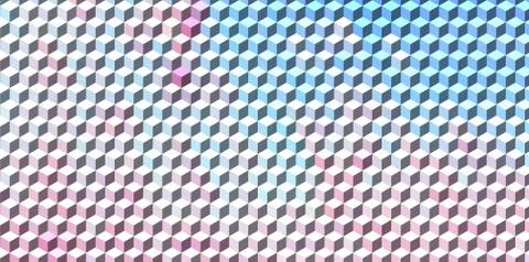 Abstract cube geometric background Illustrazione stock