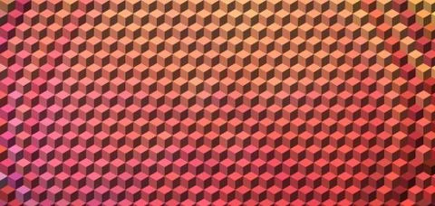 Abstract cube geometric background Stock Illustration