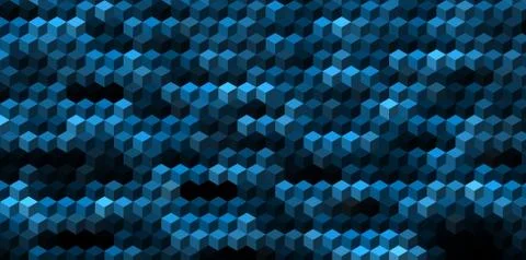 Abstract cube geometric background Illustrazione stock