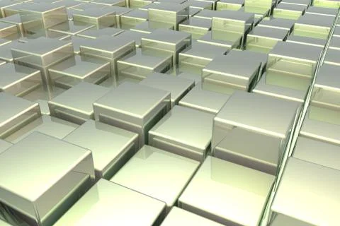 Abstract  cube Stock Illustration