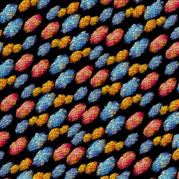 Abstract  cube Stock Illustration