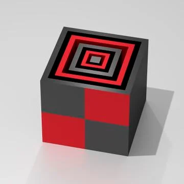 Abstract cube Stockillustratie