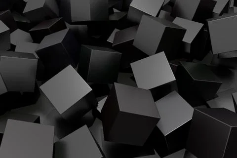 Abstract cube Stock Illustration