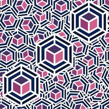 Abstract cube Stock Illustration