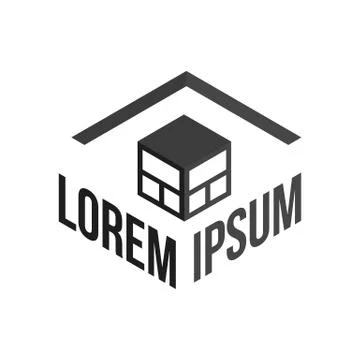 Abstract cube logo Stock Illustration