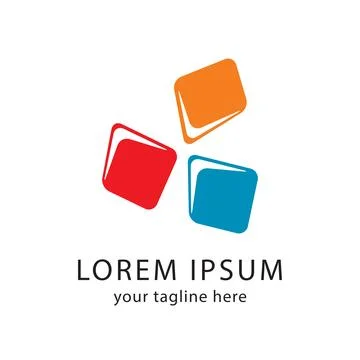 Abstract cube logo Stock Illustration