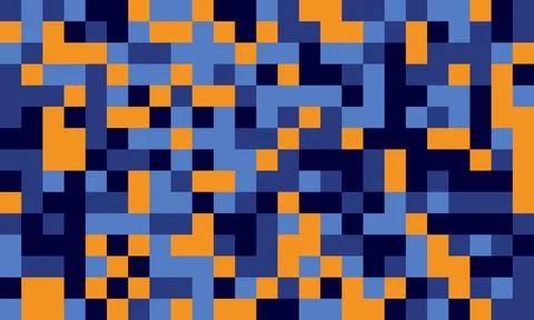 Abstract cube mosaic with structured colors and elegant simplicity. Ideal f.. Stock Illustration