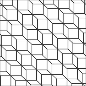 Abstract cube pattern background design Illustrazione stock