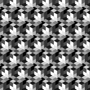 Abstract cube pattern. Colorful design, geometric 3d vector wallpaper, cube p 스톡 일러스트