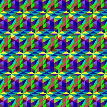 Abstract cube pattern. Colorful design, geometric 3d vector wallpaper, cube c 스톡 일러스트