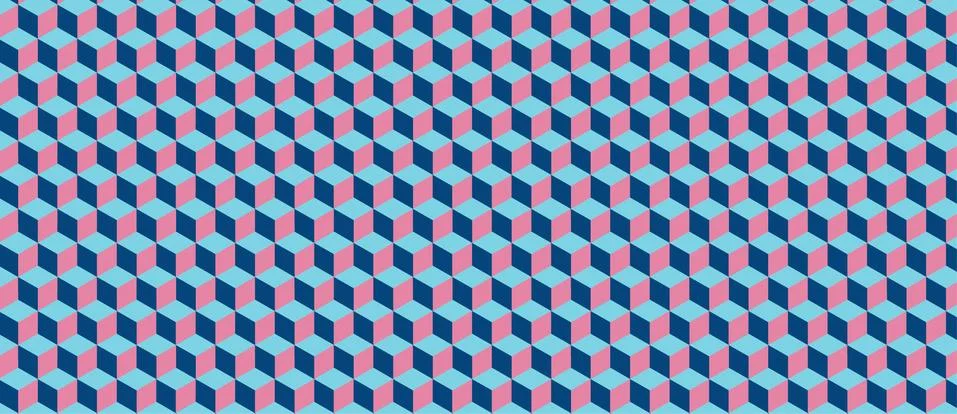 Abstract cube pattern colorful 스톡 일러스트