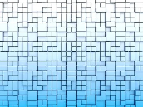 Abstract cube structure Stock Illustration