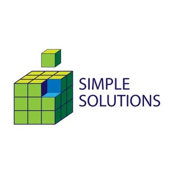 Abstract cube symbol Stock Illustration