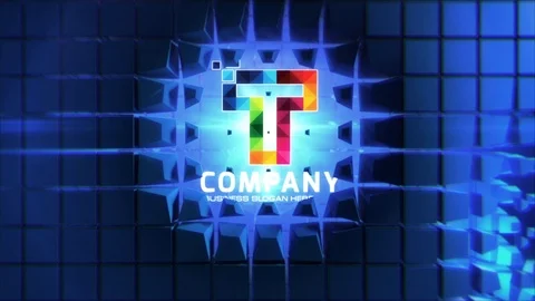Abstract Cube Wall Logo Reveals Stock After Effects
