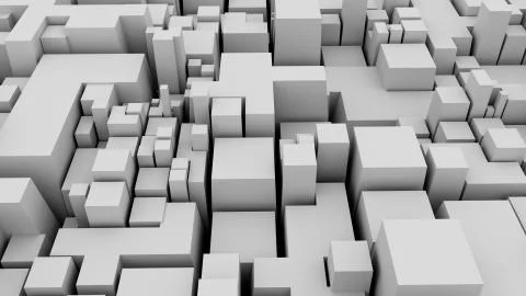 Abstract Cubes 3d Animation Background  Stock Illustration