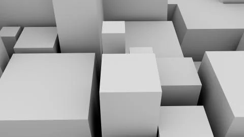 Abstract Cubes 3d Animation Background  Stock Illustration