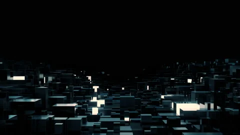 Abstract cubes animation background. Stock Footage 120910649