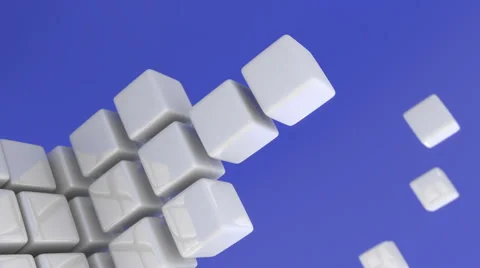 Abstract Cubes Animation Stock Footage 56293316