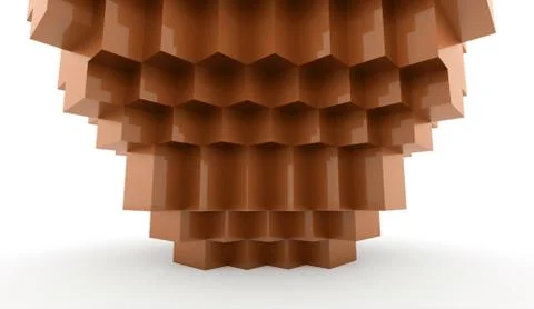 Abstract cubes background Stock Illustration