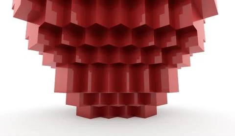 Abstract cubes background Stock Illustration