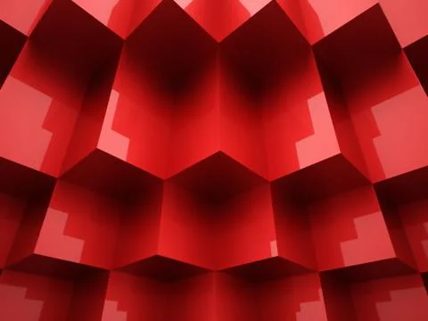Abstract cubes background Stock Illustration
