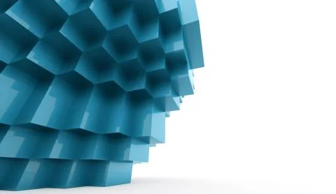 Abstract cubes background Stock Illustration