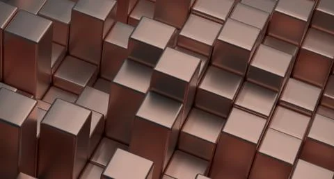 Abstract Cubes Background イラスト素材