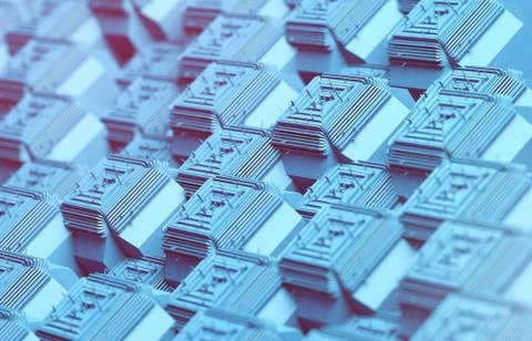 Abstract cubes background Stock Illustration