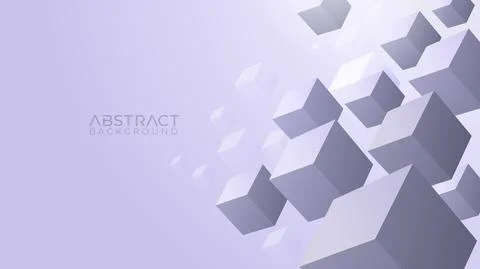 Abstract cubes background Stock Illustration