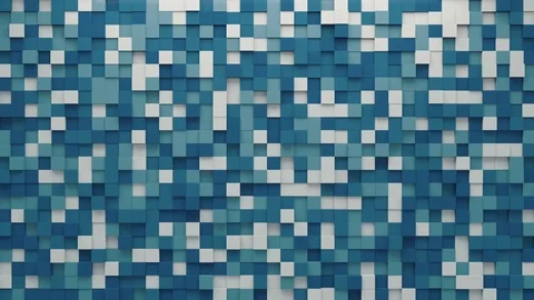 Abstract Cubes Background Random Motion, 3d Loopable Animation 4k Stock Footage 71436212