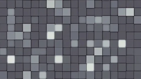Abstract Cubes Background Random Motion, 3d Loopable Animation 4k Vidéo 74269781