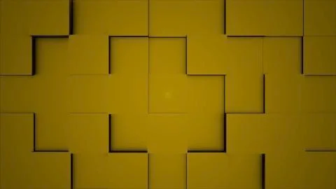 Abstract Cubes Background Random Motion, 3d Loopable Animation. Abstract color Stock Illustration