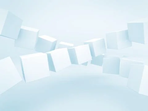 Abstract cubes Stock Illustration