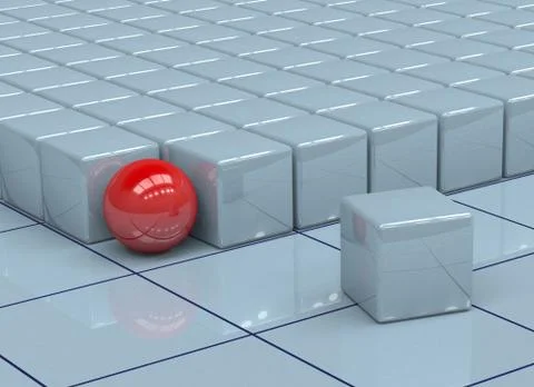 Abstract cubes Stock-Illustration