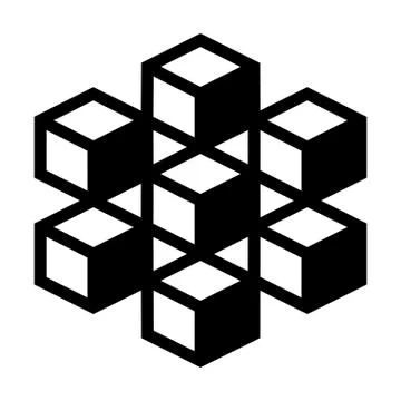 Abstract cubes Stock Illustration