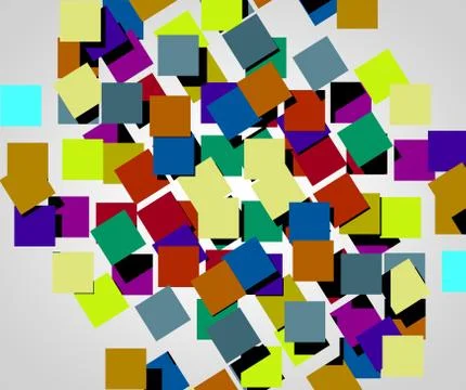 Abstract cubes Stock Illustration