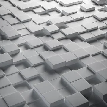 Abstract cubes 库存插图