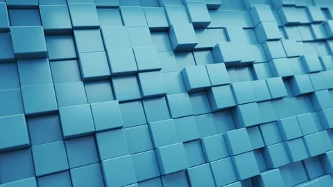 Abstract Cubes Move, 3d Loopable Animation 4k Vidéo 71436551