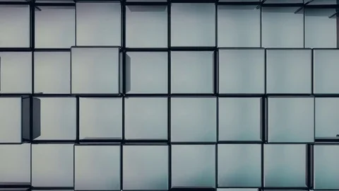 Abstract Cubes Move, 3d Loopable Animation 4k Stock Footage 71439833