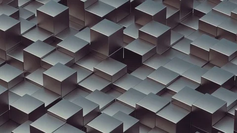 Abstract Cubes Move, 3d Loopable Animation 4k Vidéo 71440843