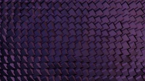 Abstract cubes random motion, 3d Loopable Animation. Abstract cubes move, 3d Stock Illustration