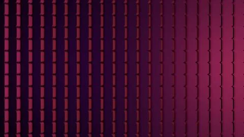 Abstract cubes random motion, 3d Loopable Animation. Abstract cubes move, 3d Stock Illustration